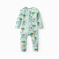 DreamCozy Bamboo Baby Zip Romper - Elephant Print