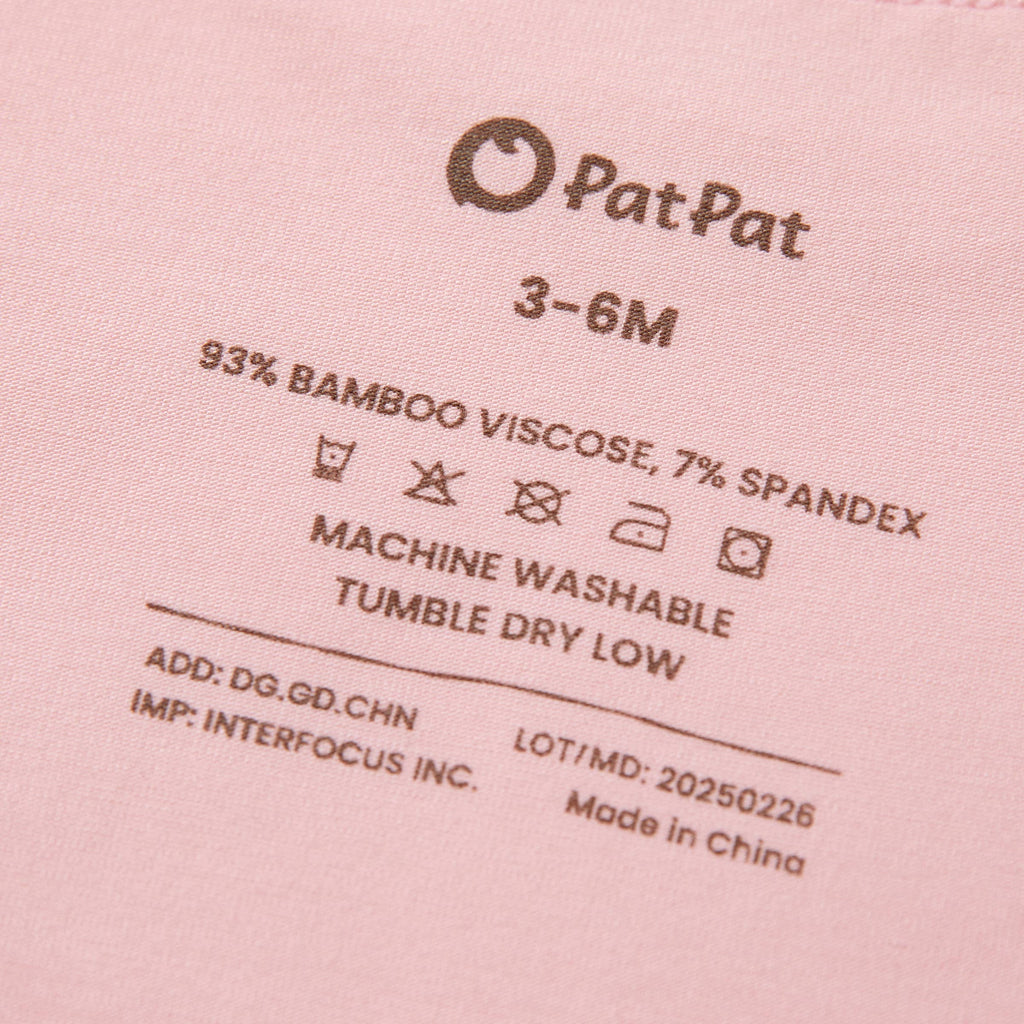 2-Pack Bamboo Pink Solid & Floral Printed Bodysuits