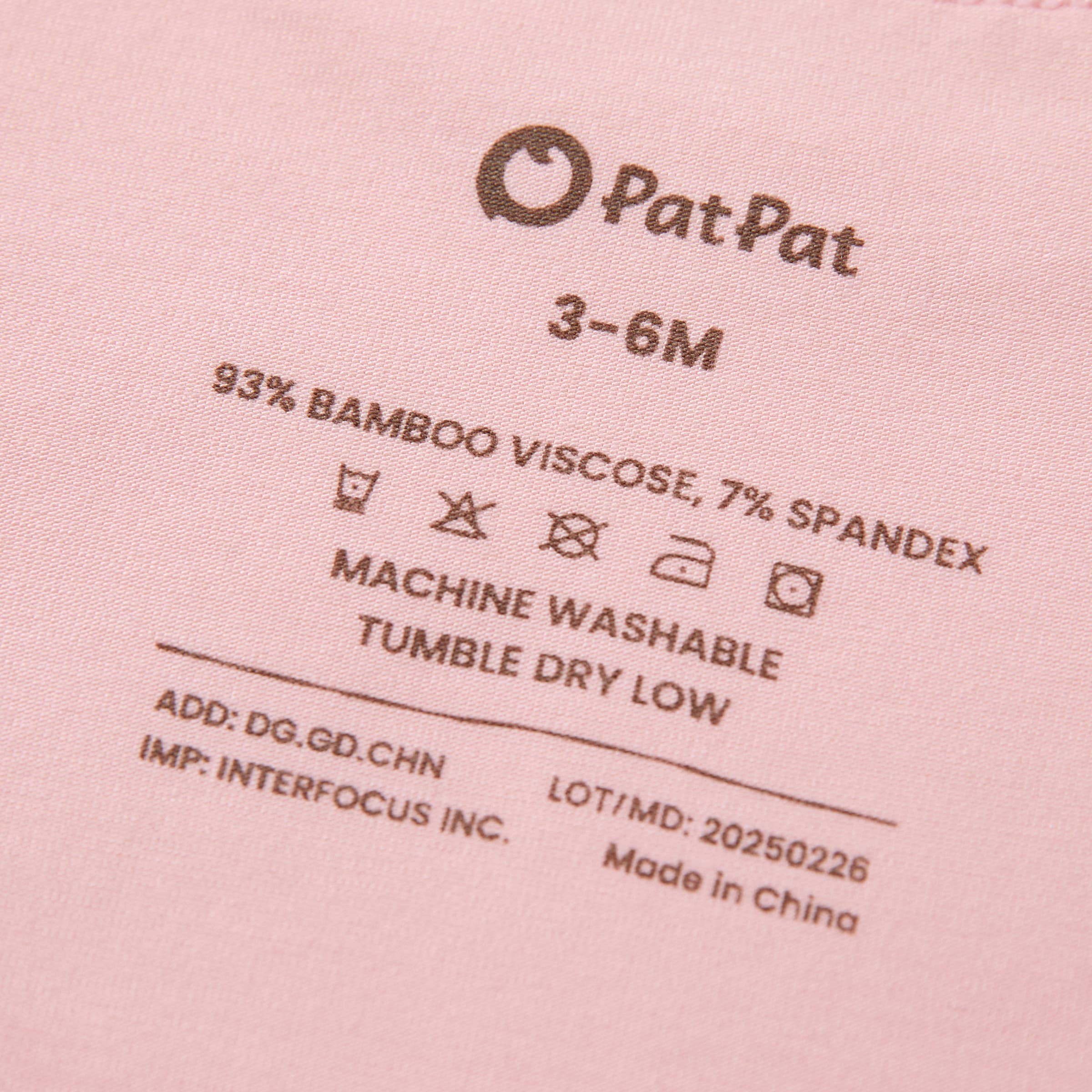 2-Pack Bamboo Pink Solid & Floral Printed Bodysuits